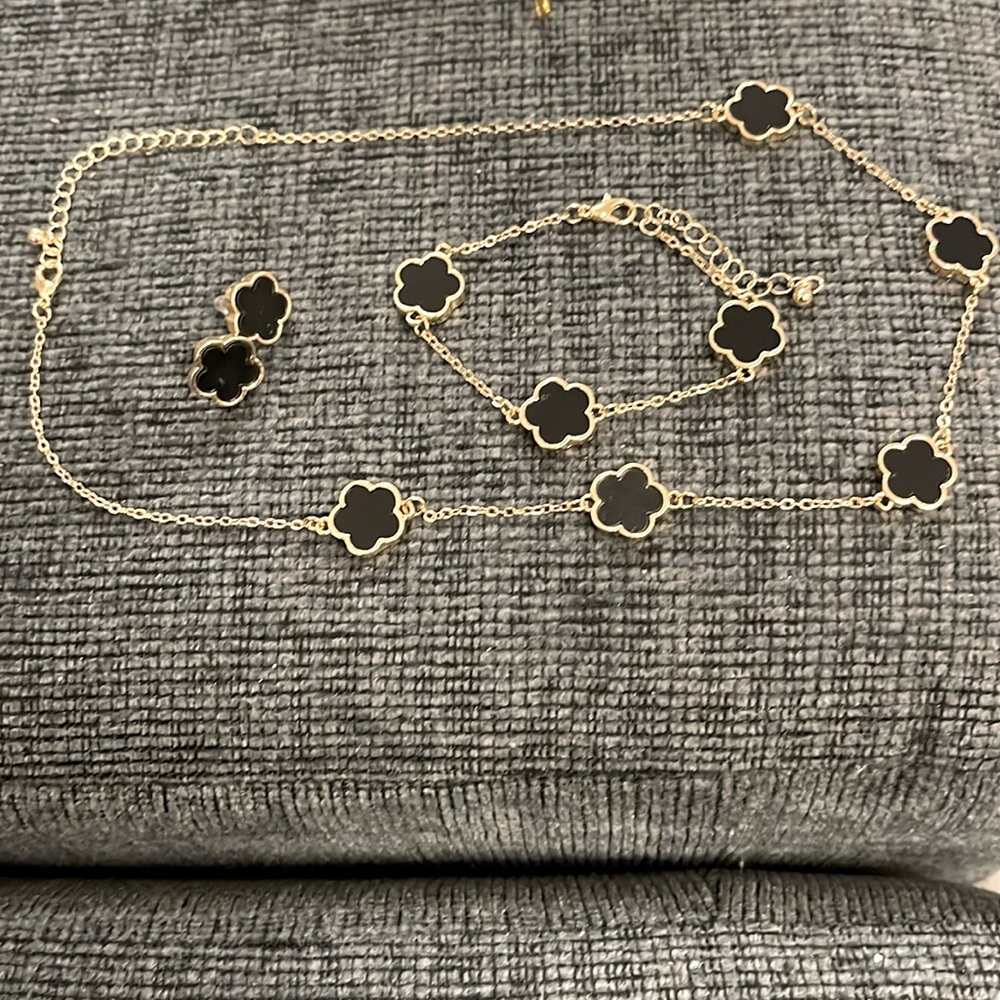 Necklace bracelet & earings set